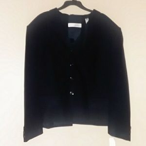 Valerie Stevens Pure Wool Jacket Size 24W